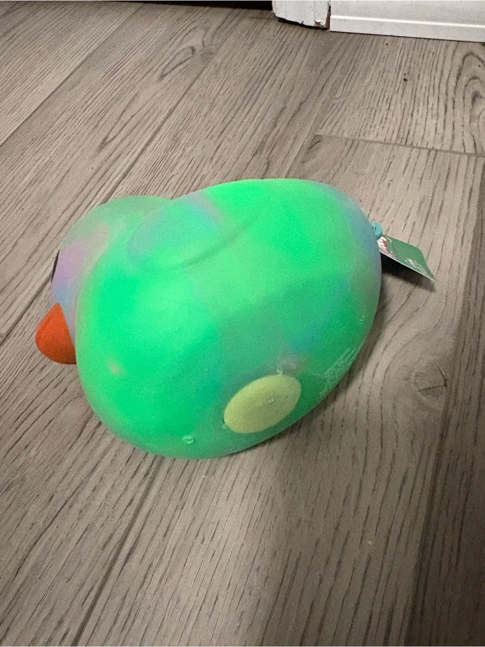 SMITH Multi-Color Rubber Duck Toy — Green, Purple, Blue & Orange